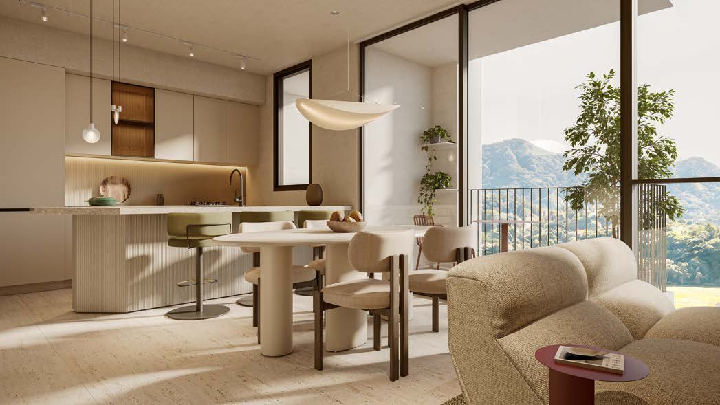 Cocina · Comedor — apartamento SENZA